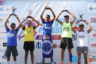 Sergio Celestino da Silva foi o 1º colocado na prova de 10km masculino 
